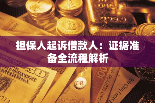 济南担保人起诉借款人：证据准备全流程解析