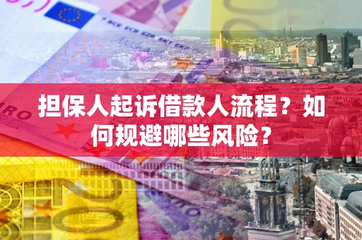 济南担保人起诉借款人流程？如何规避哪些风险？