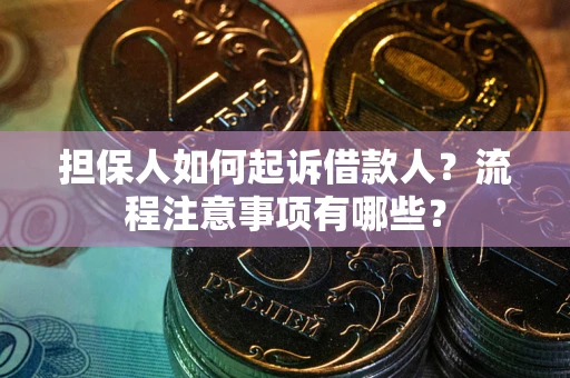 济南担保人如何起诉借款人？流程注意事项有哪些？